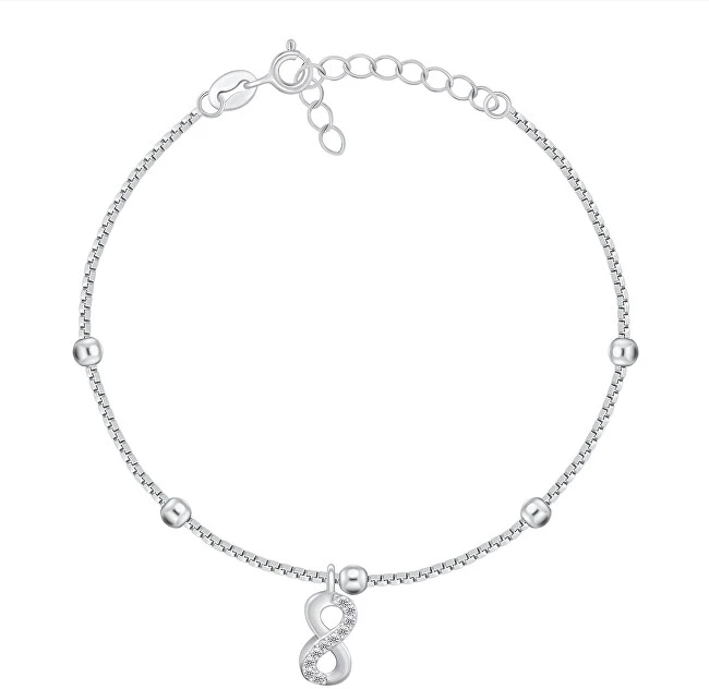 Brilio Silver Sidabrinė apyrankė Infinity su cirkoniais BRC145W