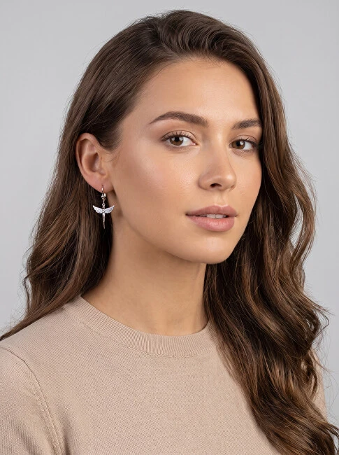 Brilio Silver Sidabrinis dangle earrings Angels EA947W
