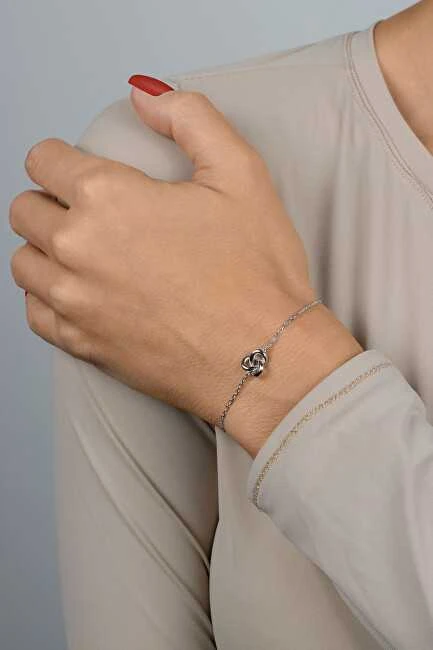 Brilio Silver Sidabrinė apyrankė moterims „Triquetra BRC186W“