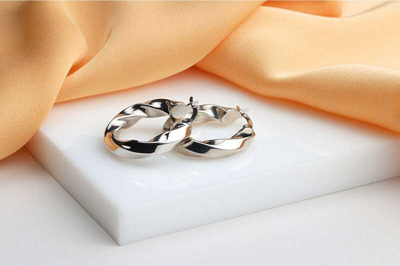 Brilio Silver Sidabriniai apskritimai EA1148W