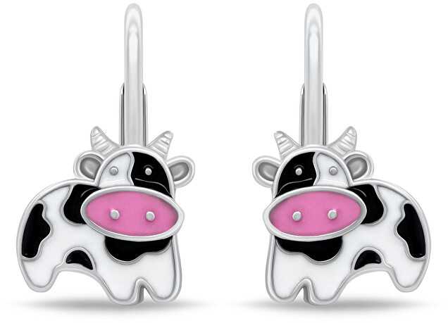 Brilio Silver Sidabriniai kabantys auskarai Cow EA1141W