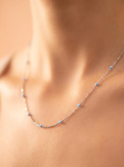 Brilio Silver Brilio Sidabrinis Sidabrinis pakabukas with mėlynas beads NCL112WTQ