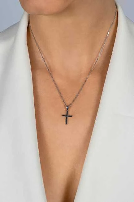 Brilio Silver Sidabrinis cross pendant PT39W
