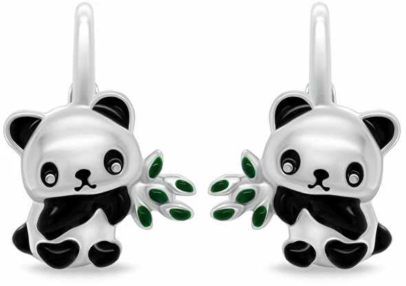 Brilio Silver Sidabriniai pakabukai auskarai Panda EA1111W