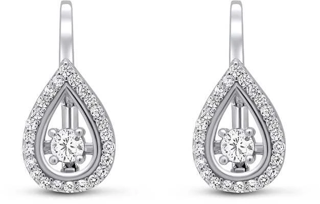 Brilio Silver Brilio Sidabrinis Sparkling auskarai su cirkoniais EA114W