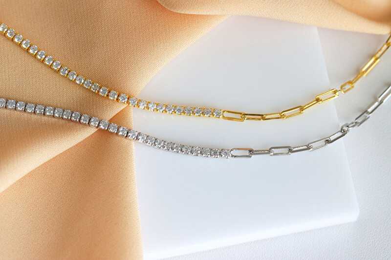 Brilio Silver Brilio Sidabrinis Glittering sidabrinis bracelet with zircons BRC68W