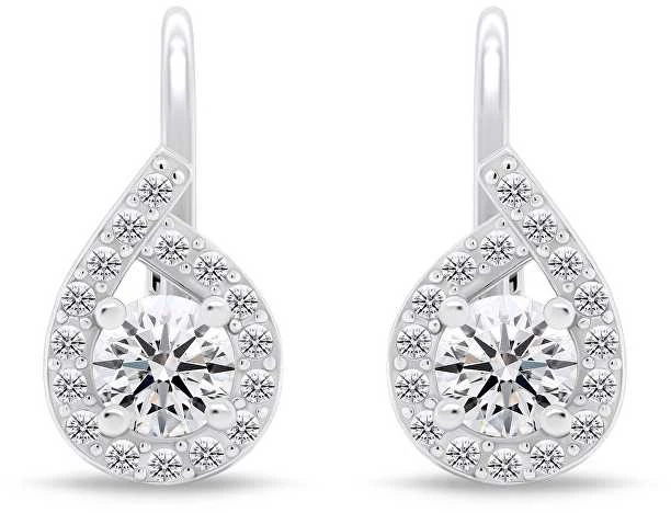 Brilio Silver Brilio Sidabrinis Sparkling sidabrinis auskarai su skaidriais cirkoniais EA756W