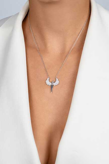 Brilio Silver Brilio Sidabrinis Sparkling sidabrinis pakabukas Angels with zircons NCL143W