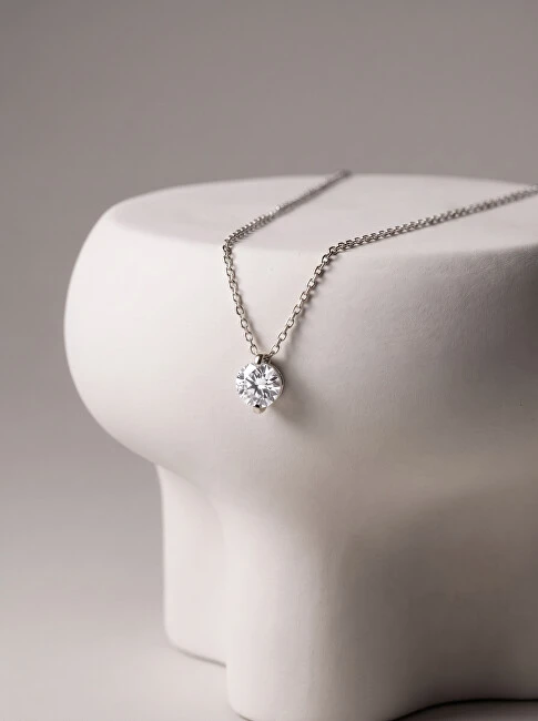 Brilio Silver Brilio Sidabrinis Sparkling sidabrinis pakabukas with zircon NCL68W