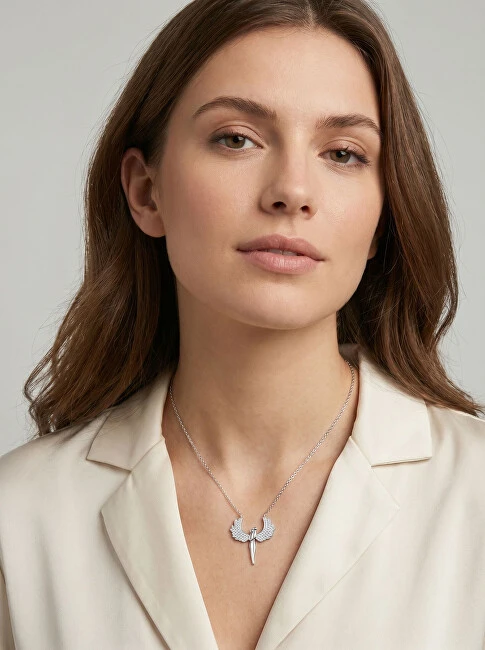 Brilio Silver Brilio Sidabrinis Sparkling sidabrinis pakabukas Angels with zircons NCL143W