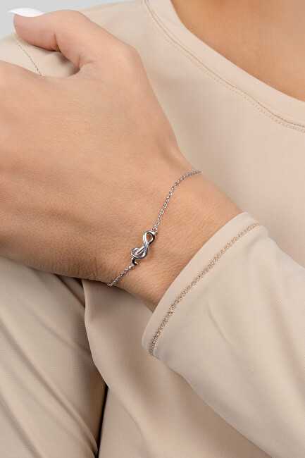 Brilio Silver Brilio Sidabrinis Stylish sidabrinis apyrankė Treble clef BRC38W