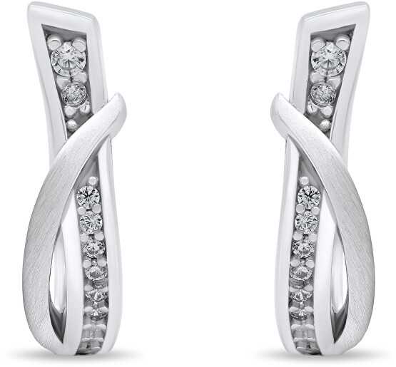 Brilio Silver Brilio Sidabrinis Stylish sidabrinis auskarai su cirkoniais EA213W