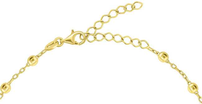 Brilio Silver Brilio Sidabrinis Timeless auksinis-plated Rosary pakabukas NCL113Y
