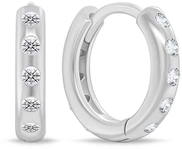 Brilio Silver Brilio Sidabrinis Timeless round sidabrinis earrings EA150W