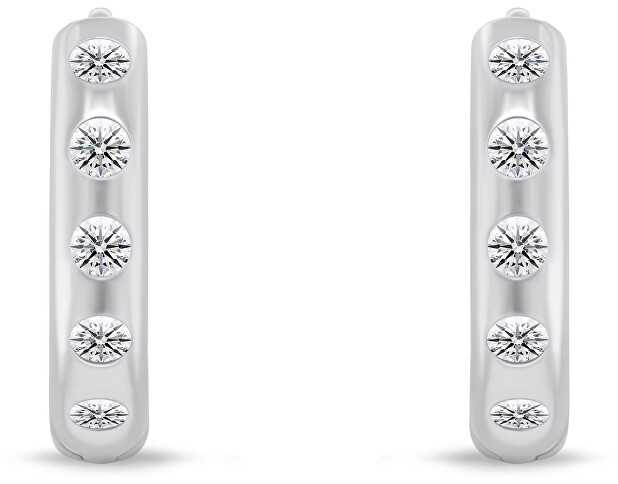Brilio Silver Brilio Sidabrinis Timeless round sidabrinis earrings EA150W
