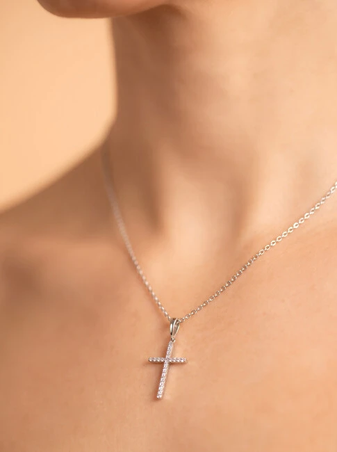 Brilio Silver Brilio Sidabrinis Timeless sidabrinis pakabukas Cross NCL50W
