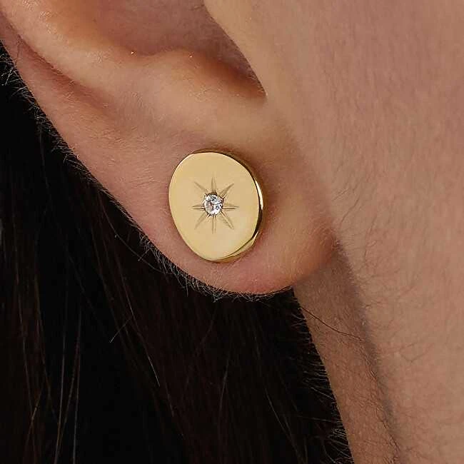 Brosway Būtini BNL108 auksu dengti auskarai