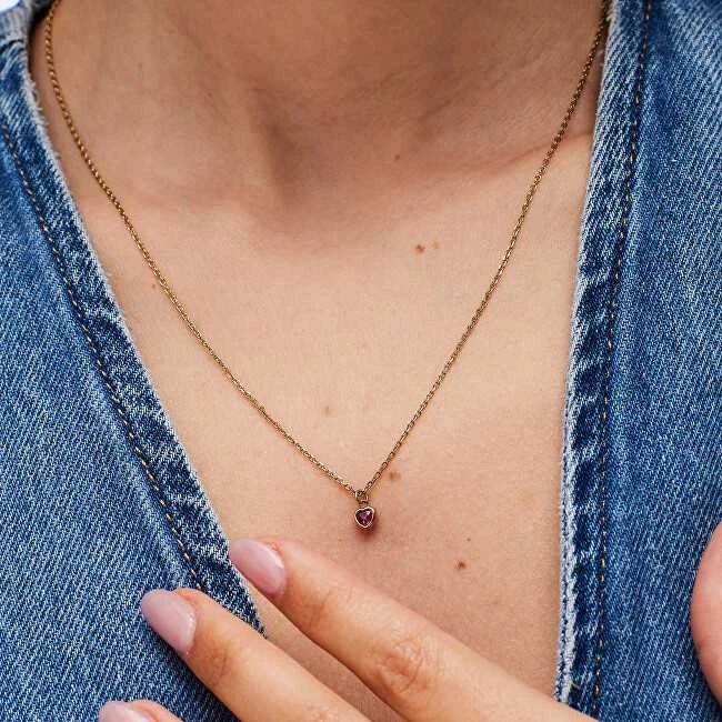 Brosway Auksuotas moteriškas papuošalų rinkinys „Širdies čakra“ BHKLE02 (vėrinys, apyrankė)