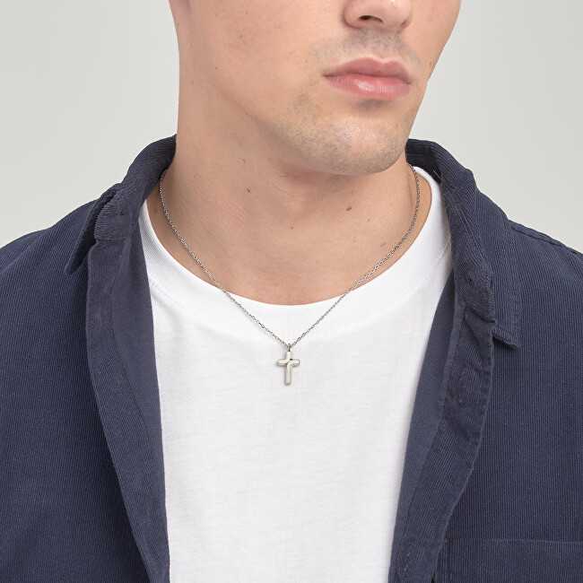 Brosway Stylish steel pakabukas with a cross Backliner BBC04