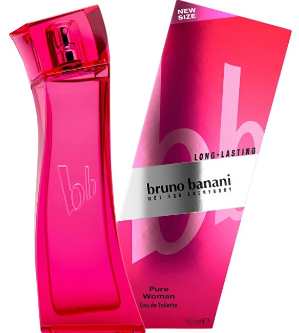 Bruno Banani Pure Woman EDT tualetinis vanduo moterims, 50 ml