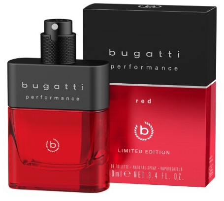 BUGATTI Performance Raudona tualetinis vanduo 100 ml