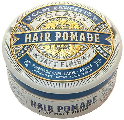 Captain Fawcett Clay Pomade Vidutinės fiksacijos plaukų molis, 100g