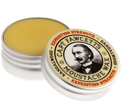 Captain Fawcett Expedition Strength Sandalwood ūsų vaškas Ūsų vaškas, 15 ml