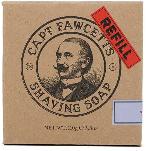 Captain Fawcett Skutimosi muilas be dėžutės (Skutimosi muilas Refill) 110 g