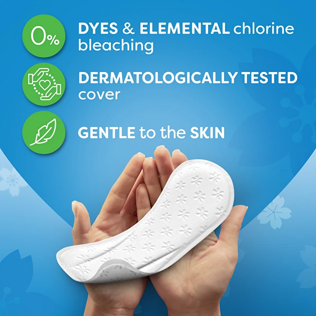 „Carefree“ medvilniniai įklotai „Flexiform Fresh Scent“ – gaivus kvapas, 1 pakuotė – 56 vnt.