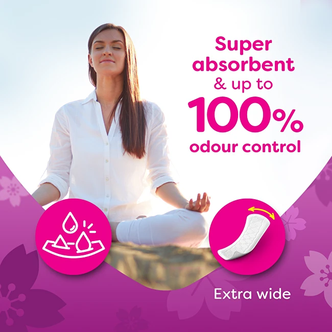 Carefree Plus Large higieniniai įklotai šviežio kvapo 48 vnt.