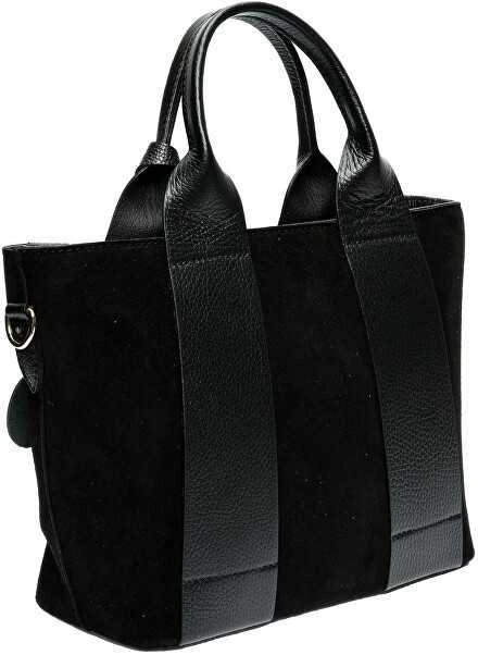 Carla Ferreri Moteriška odinė rankinė CF8156 Nero