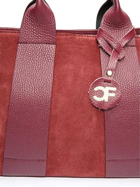 Carla Ferreri Moteriška odinė rankinė CF8156 Vino