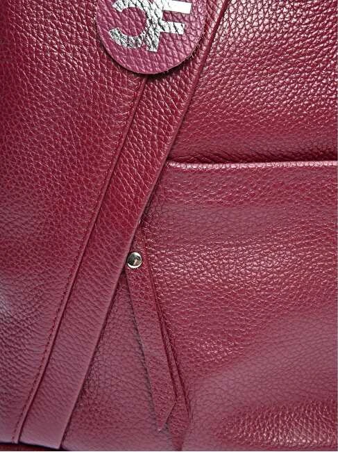 Carla Ferreri Women's leather backpack CF1625 Vino
