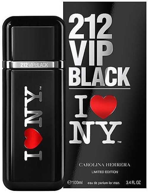 Carolina Herrera 212 Vip Vyrai Juodas I Love Ny EDP purškalas 100ml