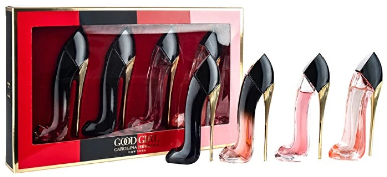 Carolina Herrera Good Girl Miniature Set kvepalų miniatiūrų rinkinys, 4 x 7 ml