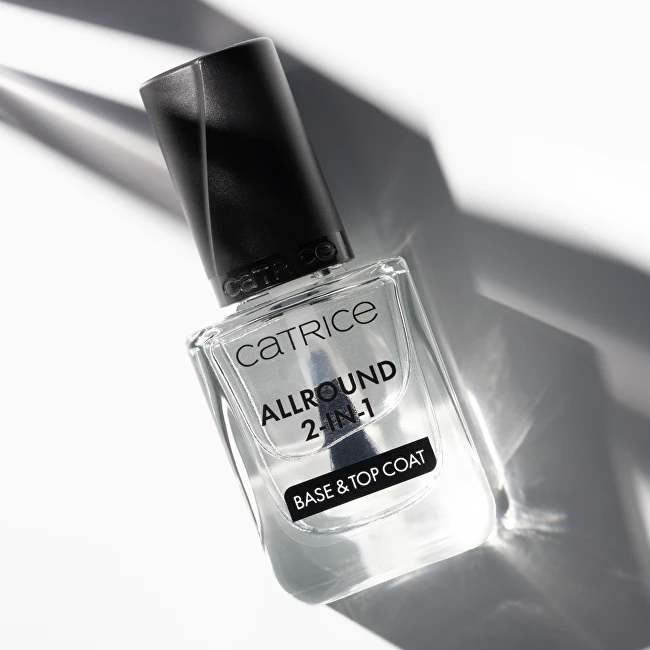 „Catrice Allround 2-in-1“ pagrindas ir viršutinis lako sluoksnis, 10, 50 ml