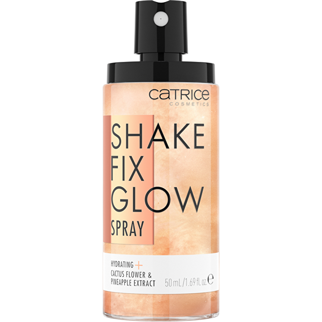 "Catrice Shake Fix Glow Purškiklis" makiažo fiksavimo purškiklis 50ml