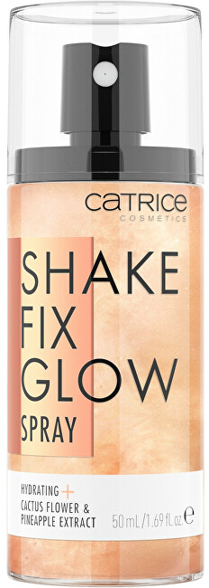 "Catrice Shake Fix Glow Purškiklis" makiažo fiksavimo purškiklis 50ml