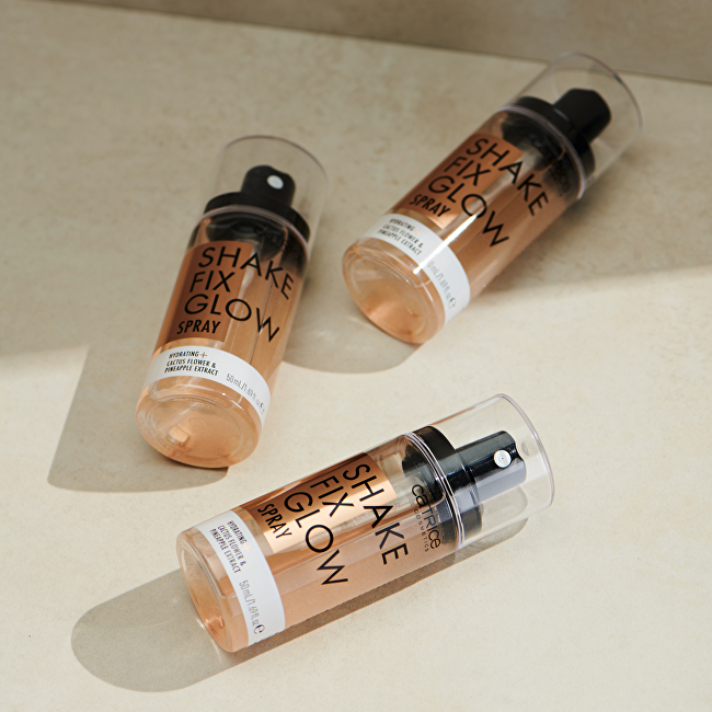 "Catrice Shake Fix Glow Purškiklis" makiažo fiksavimo purškiklis 50ml