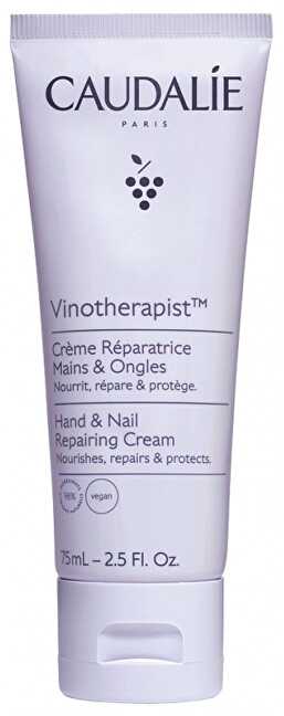 Caudalie Vinotherapist Hand & Nail Repairing Kreminis atkuriantis kremas rankoms ir nagams, 75 ml