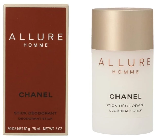 Chanel Allure Homme Dezodorantas Stick pieštukinis dezodorantas vyrams, 75 ml
