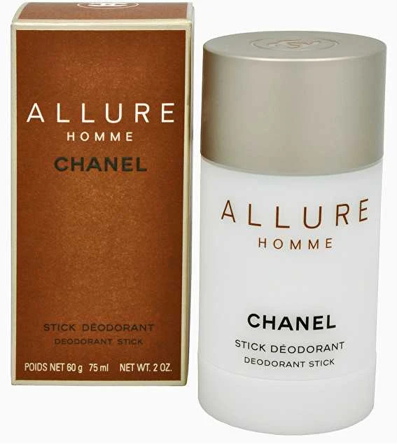 Chanel Allure Homme Dezodorantas Stick pieštukinis dezodorantas vyrams, 75 ml