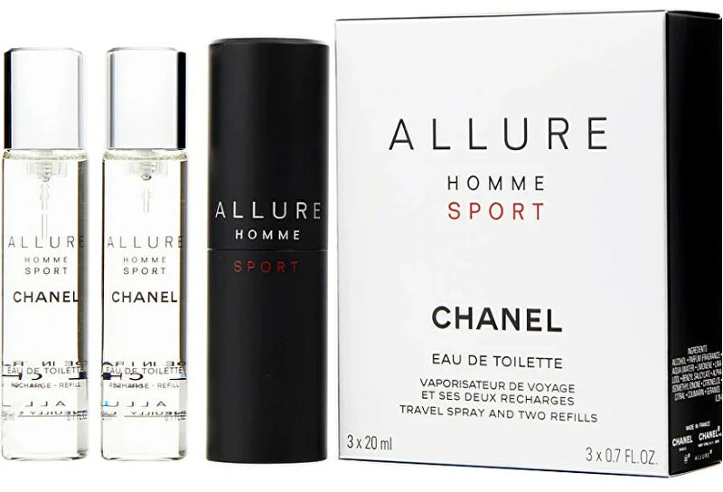 Chanel Allure Homme Sport rinkinys vyrams, 60 ml