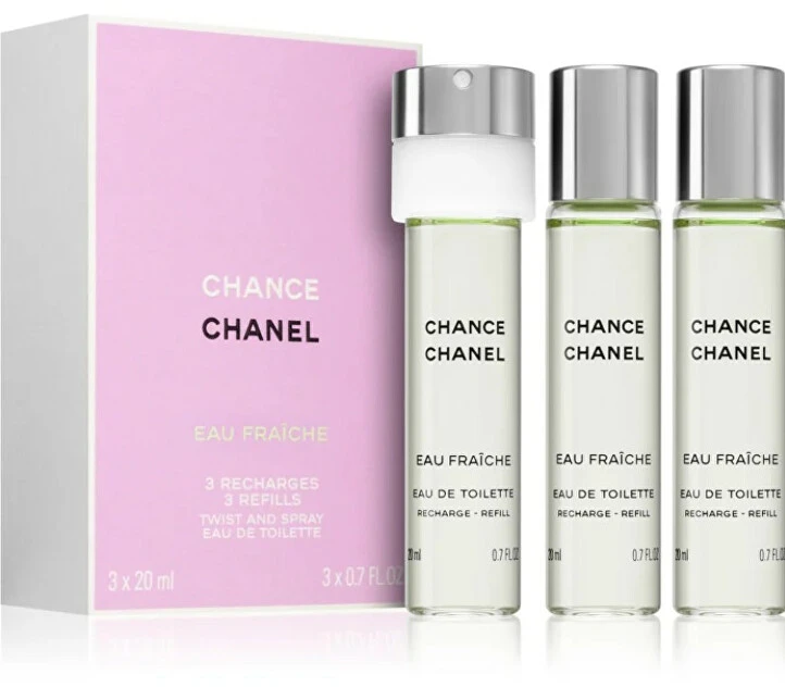 Chanel Chance Eau Fraiche rinkinys moterims, EDT 3 x 20 ml