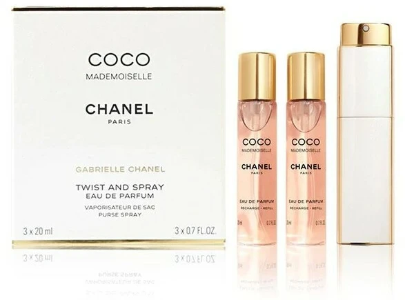 Chanel Coco Mademoiselle EDP parfumuotas vanduo moterims, 3x20 ml