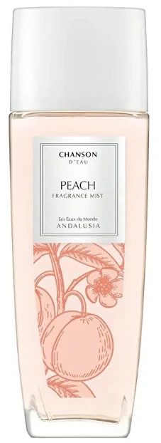 Chanson D'eau persikų kūno purškiklis, 75 ml