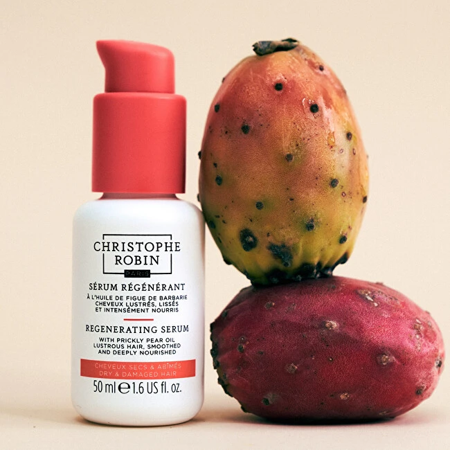 Christophe Robin, regeneruojantis, dygliuotųjų kriaušių aliejaus plaukų serumas, 50 ml