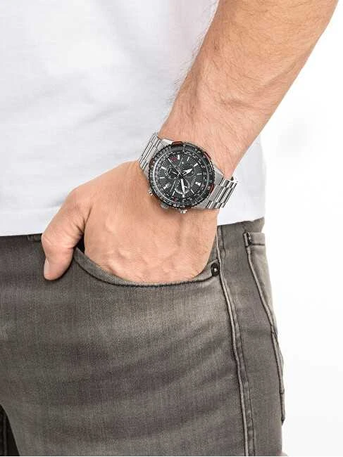 Laikrodis „Citizen Eco-Drive Promaster“ radijo bangomis valdomas „Sky Caliber“ CB5001-57E
