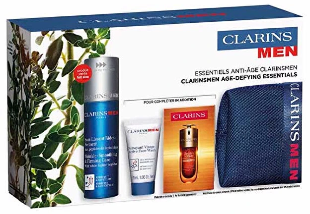 Clarins Men Gel Crema Antiedad y Firmeza Estuche 4 Piezas