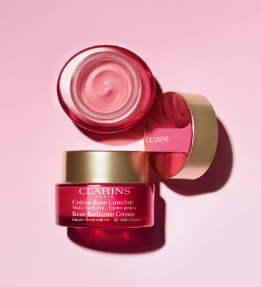 Clarins Rose Radiance Day Kreminis moterims, 50 ml